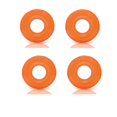 thumbnail image 1 of Intex 59260EP Colorful Transparent Inflatable Swimming Pool Tube Raft (4 Pack), 1 of 10