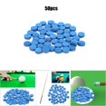 thumbnail image 1 of 50pcs Leather Billiard Pool Cue Tips for Control Ball Rotation, Snooker Game Accessory, 1 of 8