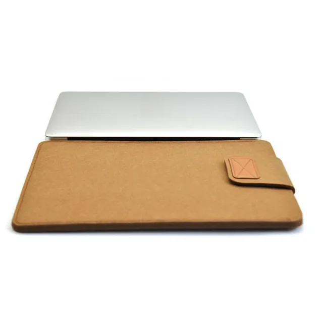 Housse Mince en Feutre pour Tablette, Étui de Protection pour MacBooks Air Pro 11 13 15 Pouces, Sac de Rangement Uni pour Tablette, Étui pour Tablettes et Livres Électroniques, Couleur Camel 8 Pouces