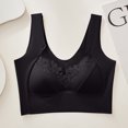 thumbnail image 4 of Timegard Plus Size Bras for Women No Underwire High Support Lace Comfort Back Smoothing Daily Bras, 4 of 7