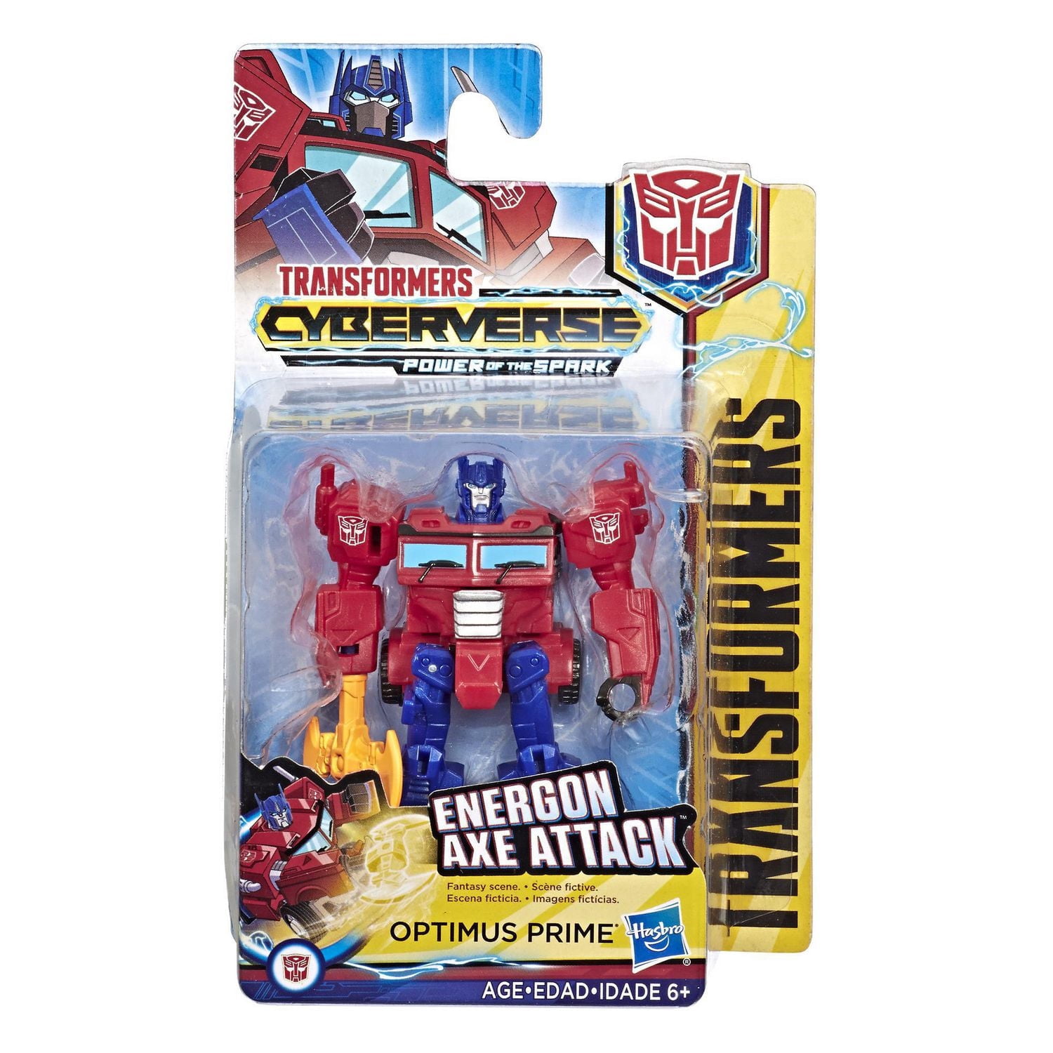 Transformers Cyberverse, figurine Action Attackers Optimus Prime de classe éclaireur