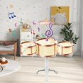 thumbnail image 2 of Fesfesfes Ensemble de Pile Jazz pour Enfants Débutant Pratique Pile Instrument de Percussion Réaliste avec Bâtons Jouet Musical d'Éveil pour Enfants Design Simulé, 2 of 5