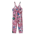 thumbnail image 4 of EGNMCR Combinaison à Bretelles d'Été pour Tout-Petits, Enfants, Bébés Filles, Imprimé Mode, Salopettes, Barboteuses, Ensemble Fille, 4 of 9