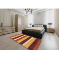 thumbnail image 4 of Ahgly Company Tapis d'Intérieur Carrés Abstraits Jaunes Abstraits pour Aire, 7 Pieds Carré, 4 of 6
