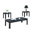thumbnail image 1 of Monarch Specialties Table Set, 3pcs Set, Coffee, End, Side, Accent, Living Room, Laminate, Black, Transitional, 1 of 1