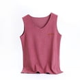 thumbnail image 3 of JDQJBZ Womens Sleeveless Sweater Vest Thermal Solid Color V Neck Warm Layering Undershirt Top, 3 of 4