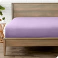 thumbnail image 1 of Bare Home Fitted Sheet - Premium 1800 Collection - Deep Pocket - Ultra-Soft Wrinkle Resistant - Full, Lavender, 1 of 7