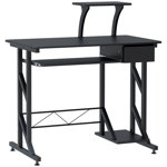 Table de bureau d'ordinateur portable Space Sauvetage Portable Home Office Tirage en bois