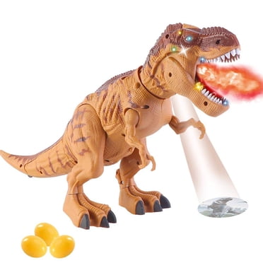 Dinosaur Toys, Jurassic Tyrannosaurus Rex With Roaring Dinosaur Sound, Laying Eggs, Spray And Projection, Realistic Dinosaur Toys For 2, 3, 4, 5, 6, 7 Years Boy
