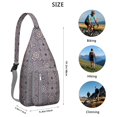 thumbnail image 2 of Modern Art Sling Backpack - Museum-Worthy Print Crossbody Bag, Fashion Forward Design, 2 of 4