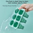 thumbnail image 3 of Ice Cream Molds Popsicle Silicone Collapsible Popsicles Molds - Silicone Ice Pop-Molds, Easy Release Ice Cream Mold, Reusable Popsicle Stick with for Homemade Popsicles & Ice Cream, 3 of 7