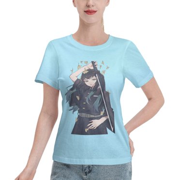 Women's Basic Short Sleeve T-Shirt Demon Slayer: Shitou Wuichiro