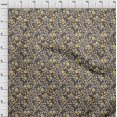 thumbnail image 4 of oneOone Velvet Yellow Fabric Floral Craft Projects Decor Fabric Printed By The Yard 58 Inch Wide, 4 of 5