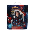 thumbnail image 2 of Marvel Spiderman Kids Hooded Throw Blanket, 40" x 60", 2 of 5