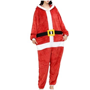 SDNall Ensembles de Pyjama pour Femmes, Pyjamas Grenouillère pour Femmes, Pyjamas Grenouillère pour Femmes, Pyjamas Grenouillère Doux pour Femmes, Vêtements de Nuit Décontractés à Manches Longues avec Capuche, Ensembles de Pyjama Doux pour Femmes, Mode pour Femmes