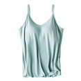 thumbnail image 1 of HNMKIU Work Out Tank Tops Women Shelf Bra Camisoles Adjustable Spaghetti Strap Tank Tops Basic Layer, 1 of 4