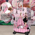 thumbnail image 3 of Travel Luggage Cover Suitcase Protector Fits 18-32 Inch Luggage Wheel Covers Patterned Travel Related Items Flower Luggage Protector Elastic Luggage Anti-scratch Suitcase Cover XL, 3 of 5