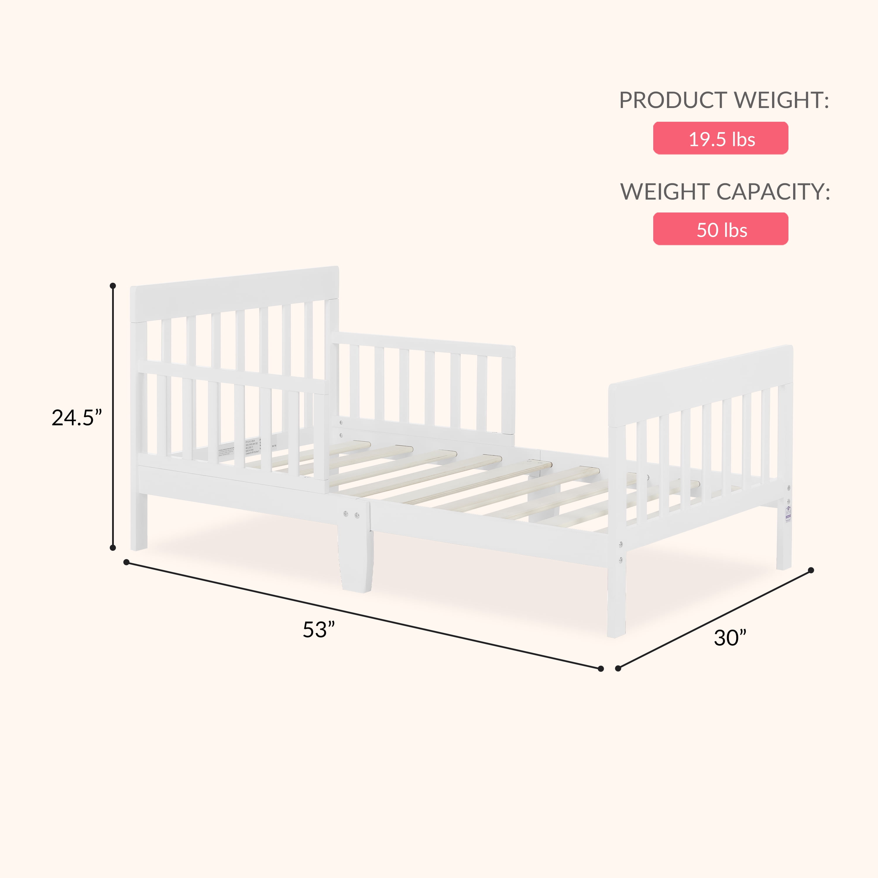 Dream On Me Finn Toddler Bed