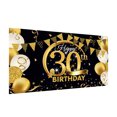 thumbnail image 3 of Birthday Party Banner Home Birthday Theme Backdrop Background Wall theme backdrop; birthday theme Decoration, 30 Years Old, 3 of 8