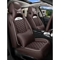 thumbnail image 2 of Maidao Car Seat Covers Full Set for lincoln for MKX 2006-2015 5 Seats Front Rear Cushion Protector with Pillow Coffee, 2 of 7