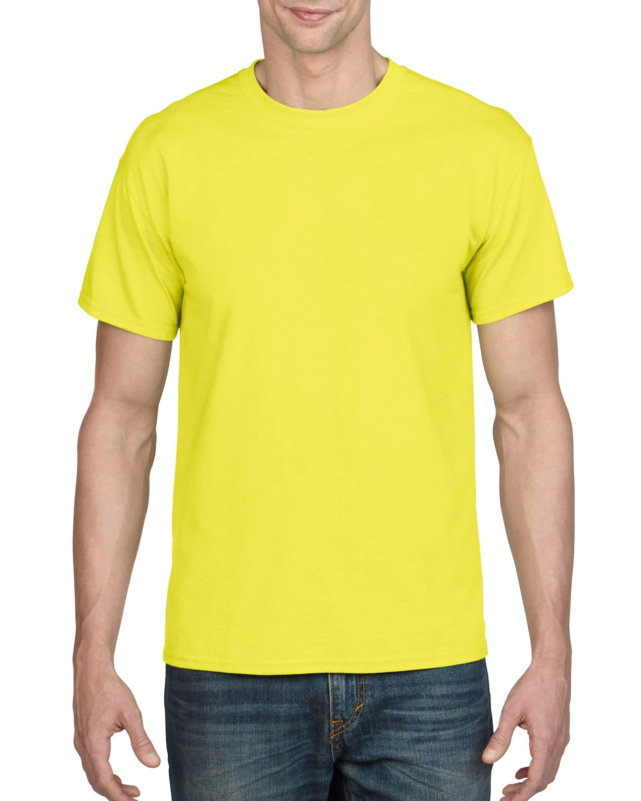 Gildan T-Shirt DryBlend pour Hommes, P, Vert Sécurité