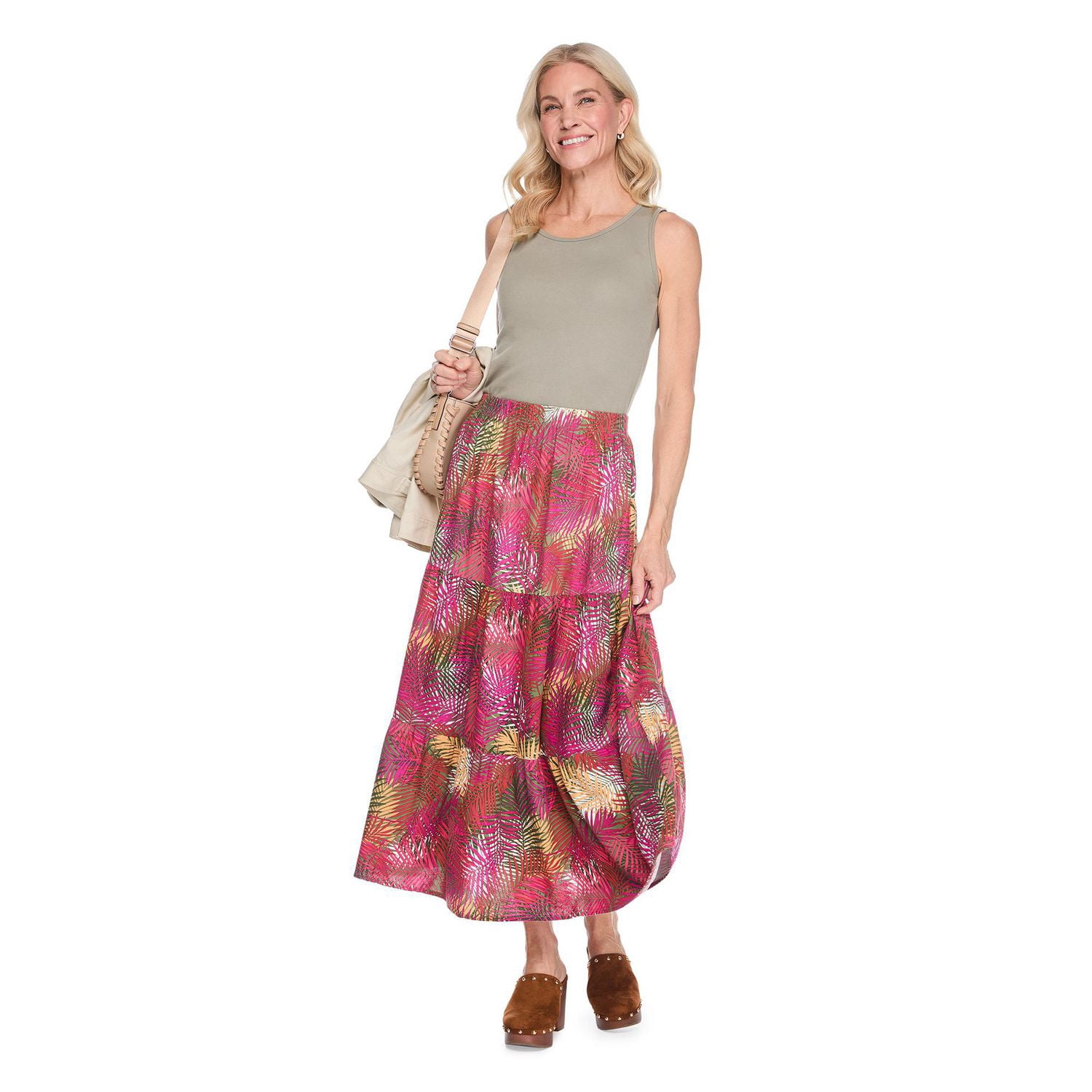 Iyla Women's Printed Linen Skirt
