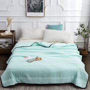 AMERTEERQueen  for Bed Summer  Bed  Skin Friendly Plain Print Washed Cotton Bed  Cool Comforter Hot Sleeping Summer Comforter Ventilated Comforter Warm Full Size