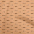 thumbnail image 1 of oneOone Silk Tabby Orange Fabric Fish Sewing Craft Projects Fabric Prints By Yard 42 Inch Wide, 1 of 5