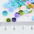 thumbnail image 2 of kurtrusly 400 Pcs Paillettes Rondes en Coupe Ample Couture Ornement 7 mm Argent, 2 of 8