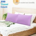 thumbnail image 2 of Unique Bargains Zippered Pillowcases Cotton 2pcs, 2 of 8