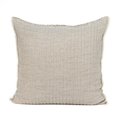 thumbnail image 1 of Coussin Carré Gris à Surpiqûres, 1 of 1