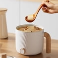 thumbnail image 3 of Personal Ramen Cooker,Electric Pot for Ramen, Portable Multifunctional Non-Stick Electric Pot, Compact Fast-Heating Mini Noodle Cooker for Quick Meals, Dorms, Offices, Travel & Kitchens (B-Gray), 3 of 8