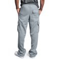 thumbnail image 4 of Men‘S Casual Solid Jogging Elastic Mid Waisted Sports Pants With Pockets Streetwear, 4 of 6