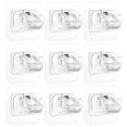 thumbnail image 3 of 10 Pcs Supports Autocollants pour Tringles à Rideaux Crochets pour Rideaux Supports de Tringles à Rideaux, 3 of 6