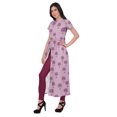 thumbnail image 2 of Moomaya Kurtis en Coton à Fente avant pour Femmes, Kurti Longue Imprimée, Robe, Haut Indien, 2 of 5