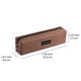 thumbnail image 2 of Boovnll Pencil Pouch, Solid Color Small Canvas Pencil Case Stationery Box Pencil Case Student Male and Female Stationery Bag Large Capacity Pencil Case Storage Box, Pencil Case, 2 of 4