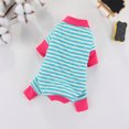 thumbnail image 3 of XZNGL Empty Quilted Winter Pet Four-legged Clothes Striped Full Body Clothes Pet Clothes, 3 of 9