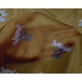 thumbnail image 4 of oneOone Silk Tabby Fabric Bird Block Print Fabric BTY 42 Inch Wide, 4 of 4