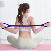 Resistance Bands for Back Stretching, ZZkhGO High Tension Elastic Fitness Ropes for Women, Silicone Exercise Bands for Shoulder Yoga Portable Home Gym Training, Purple
