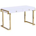 thumbnail image 1 of Best Master Juneau Modern 2-Drawer Engineered Wood Computer Desk in Gold, 1 of 4