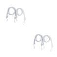 thumbnail image 4 of Shengyu 1/2/3/5 2 Pieces Home Hotel Polyester Curtain Holdback Living Room Bedroom Drape Tieback Decorative Holder Waved Rope Decor Grey 2PCS, 4 of 6