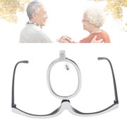 Makeup Reading Glasses, Magnifying Makeup Glasses Single Flip Up Lens Cosmetic Women Makeup Read Glasses With Eyeglass Case Plastic Eyeglass Frame Magnifying Makeup Reading Glasses