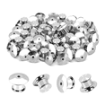 thumbnail image 1 of 40PCS Locking Pin Back Metal Pin Backing, Locking Pin Keeper Clasp for Brooch Enamel Lapel, 1 of 7