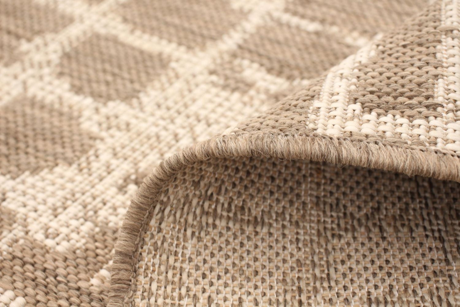 Tapis ECARPET Intérieur Extérieur pour Patio, Terrasse, Salon Collection Sisal Safari