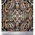 thumbnail image 1 of Soimoi Georgette Viscose Fabric Floral & Paisley Decorative Print Fabric by The Yard 42 Inch Wide, 1 of 3