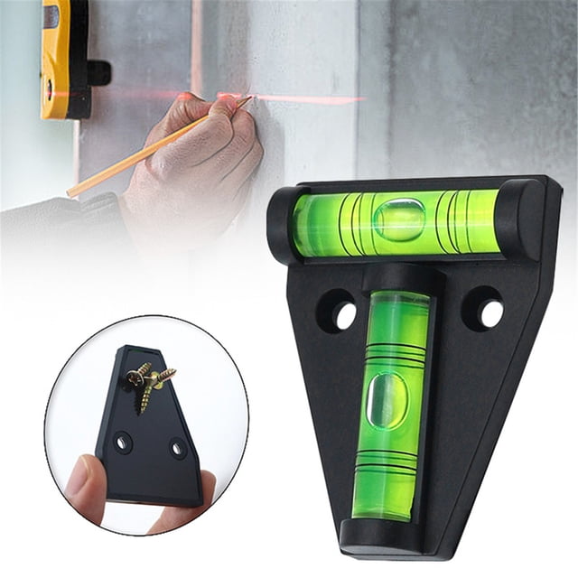 WHEANG Outils de Nivellement pour VR Bulles Directionnelles avec Vis pour Remorque Fourgonnette (2,26 Pouces Design Compact)