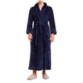 thumbnail image 3 of FAIWAD Women's Flannel Thickened Nightgown Soft Warm Fuzzy Fleece Robe Solid Color Bathrobe Loungewear with Pockets, 3 of 7