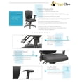 thumbnail image 3 of TygerClaw Mid Back Fabric Office Chair, 3 of 3