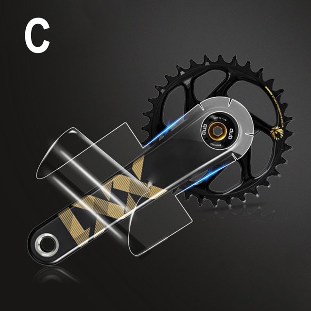 Bicycle Crank Protector Stickers Decals MTB Mountain Bike Adhesive TPH Film