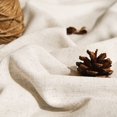 thumbnail image 3 of Curtainking Rustic Look Print Rod Pocket Curtains, Crude Linen Textured，26" x 36" 2 Panels, 3 of 6